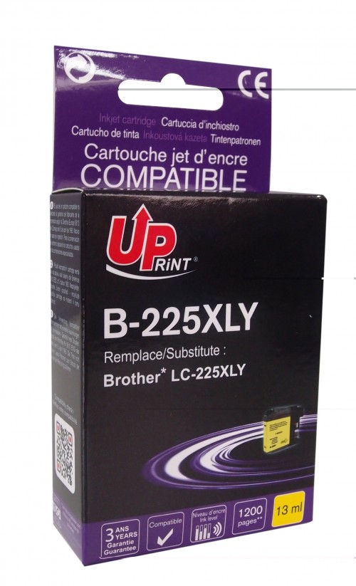 UP-B-225XLY-BROTHER MFC-J4620DW-LC225XL-CHIP V3-Y