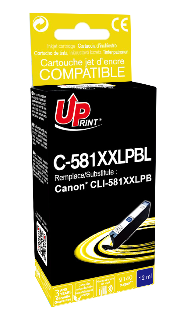 UP-C-581XXLPBL-CANON TS6150/9150/TR7550/8550-CLI581XXL-PHOTO BLUE